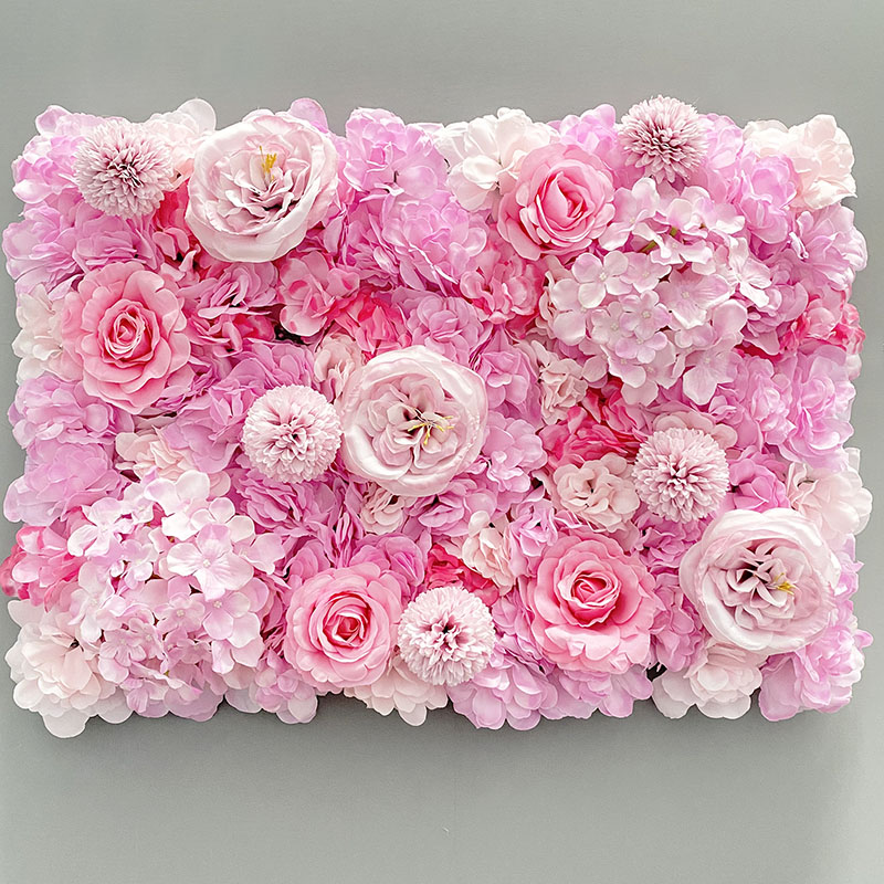 Flower Wall Panel - 1 Uds. De flores artificiales para