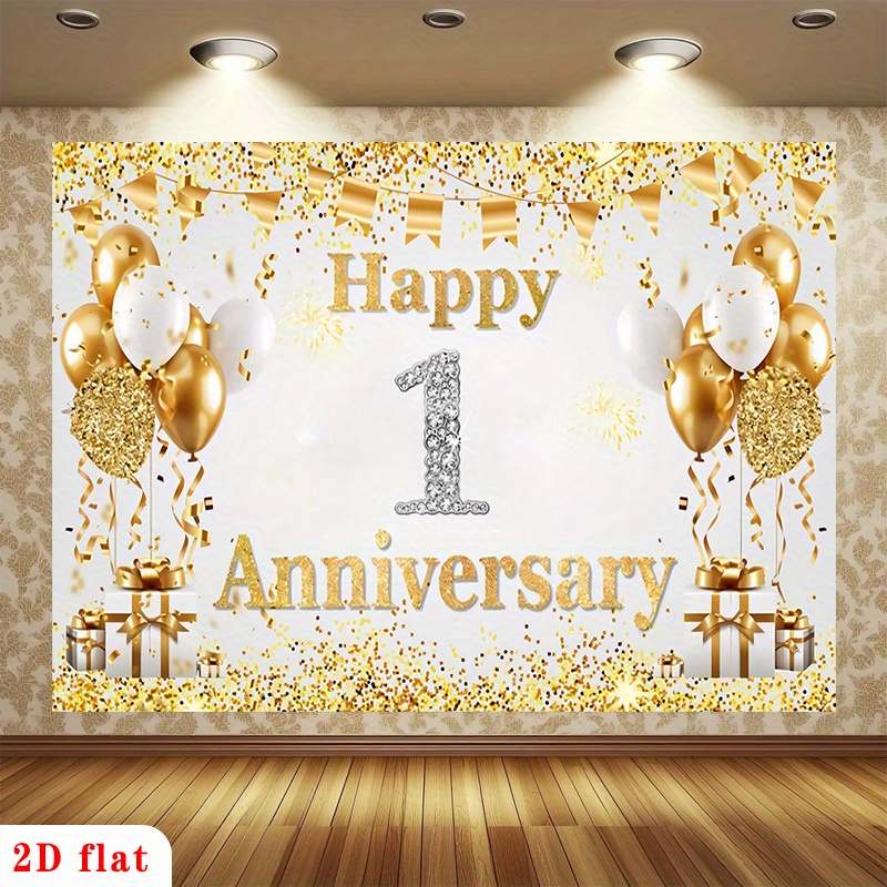 Guirnalda de Globos 2D Dorada  - Party Banner Gold reseña y precio