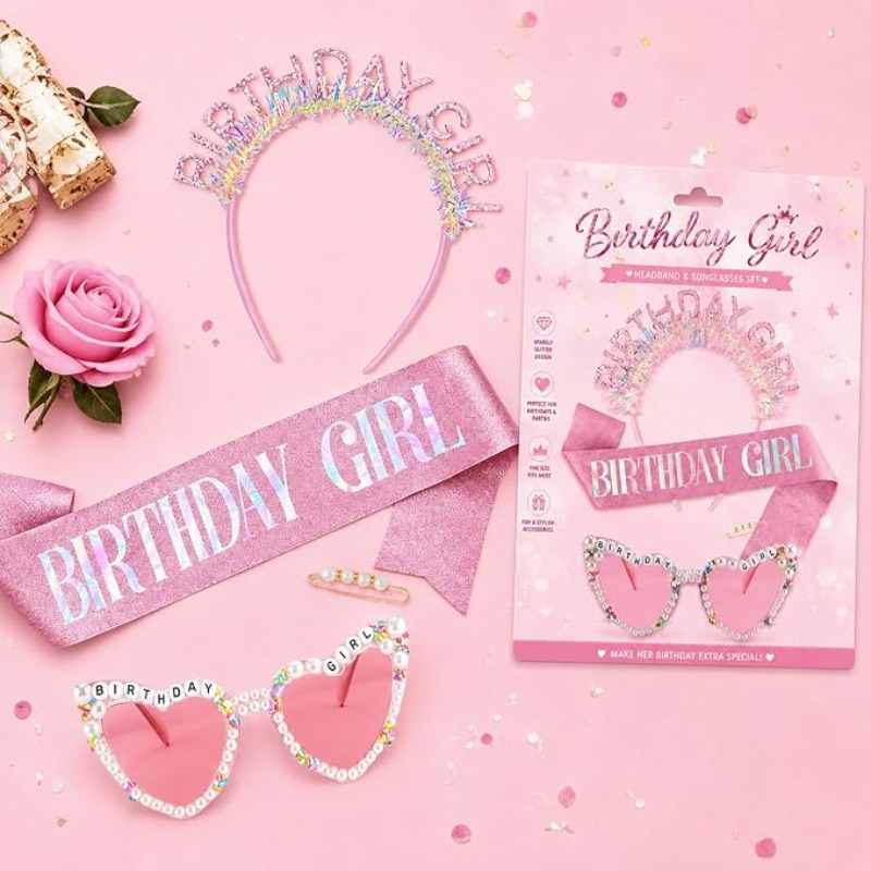 Set de 3 Piezas para Cumpleaño - Birthday Sash Glitter reseña y precio