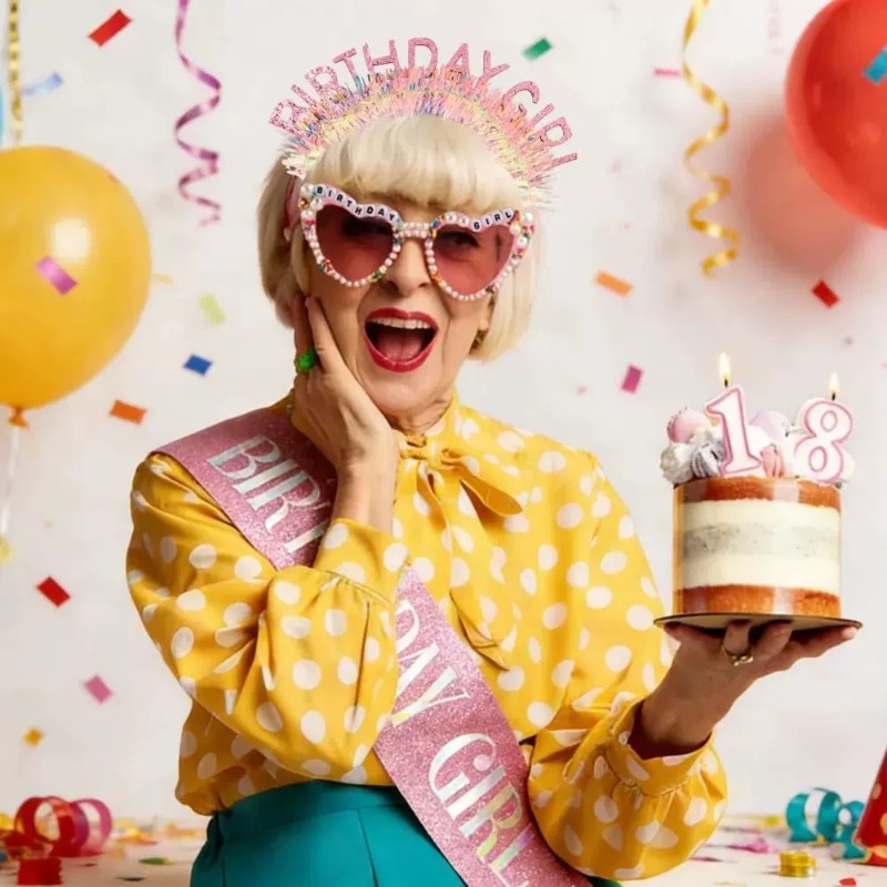 Set de 3 Piezas para Cumpleaño - Birthday Sash Glitter reseña y precio