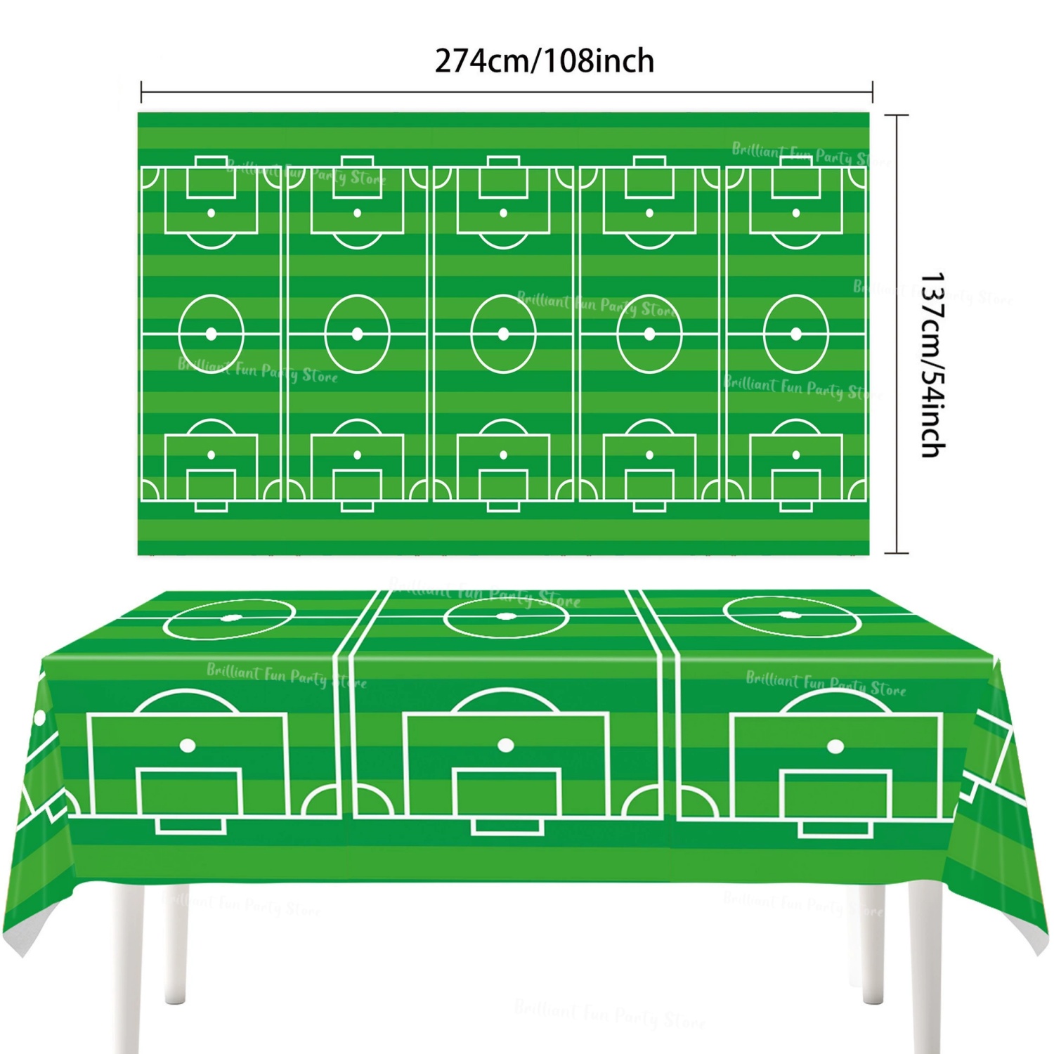 Manteles con temática de fútbo - Table Cloth Disposable reseña y precio
