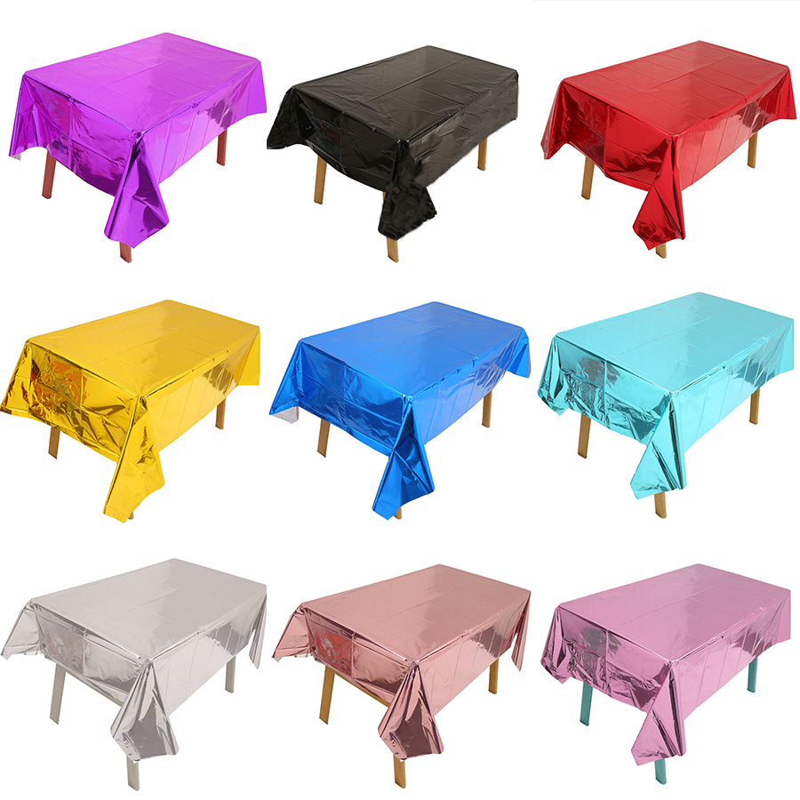 Mantel desechable de plata y o - Table Cloth Disposable reseña y precio