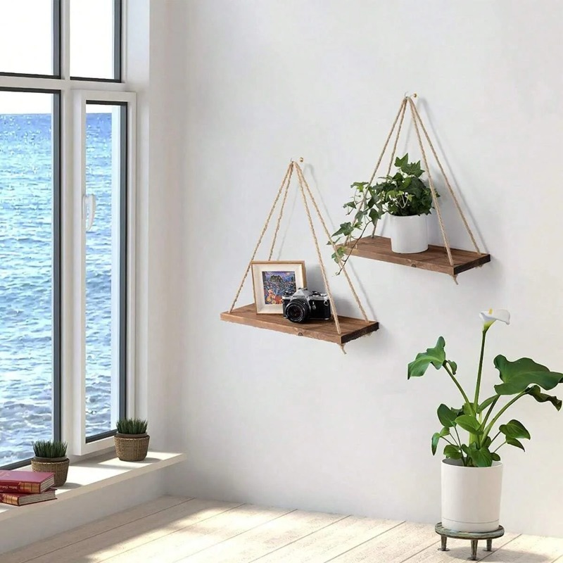 Columpio de madera colgante, c - Flower Wall Panel reseña y precio
