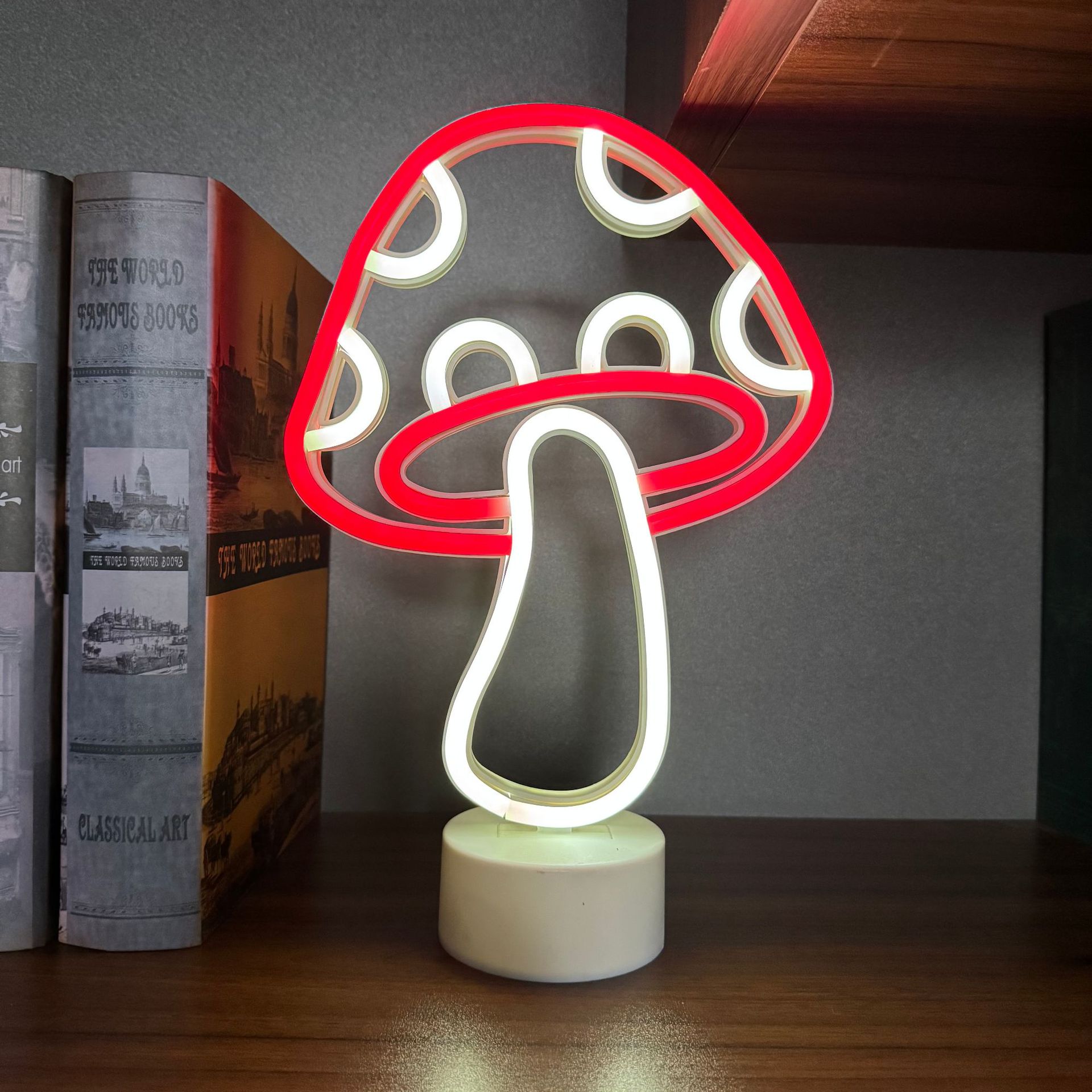 Luz LED de Neón con Base, Múlt - Neon Sign Party reseña y precio